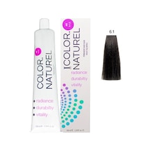Color Naturel Saç Boyası 6.1 Küllü Koyu Kumral 100 Ml