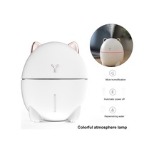 Konesam Usb Ev Ofis Nemlendirici 200ml - Sessiz Çalışma, Renkli Led Işık, Cilt Nemlendirme - Beyaz