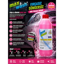 Max&wash 1 Kg Fırçasız Süngersiz Oto Yıkama Şampuanı 1/60 Konsantre Yoğun Köpük Boya Dostu Profesyonel Araç Yıkama Ürünü