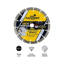 Dawreek Dt011cd 180mm Premium Segmentli Turbo Elmas Testere Granit-mermer-taş
