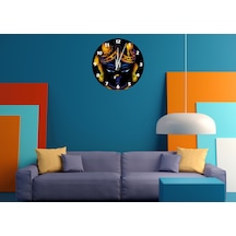 Ti-play İndia Geleneksel 30x30cm Akrilik Dekoratif Modern Duvar Saati ÇOk Renkli