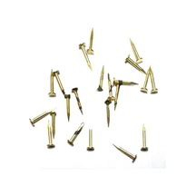 Klips, Menteşe, Ayağı Çivisi 9mm Çelik - Sarı 10gr 0.45 CM