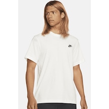 Nike Sportswear Cotton Unisex Short Sleeve Tee Unisex Tişört Kırık Beyaz Kırık Beyaz