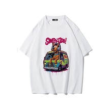 Brz Collectıon Brz Collection Unisex Oversize Too Cool To Care T-shirt Beyaz
