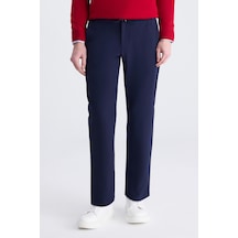 D's Damat Ds Damat Relaxed Fit Lacivert Armürlü Kumaş Pantolon 3hf03byprsnlm 101