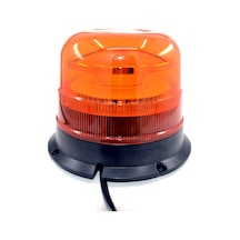 Turuncu Tepe Lamba Mıknatıslı 10 Çakar Fonksiyonlu 12v 24v Led