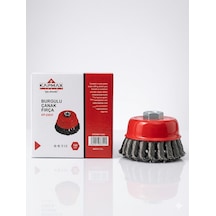 Kapmax Burgulu Çanak Fırça 100 Mm