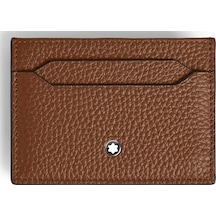 Mont Blanc Montblanc Grain Deri 5 Bölmeli Kartlık 221392 Kahverengi