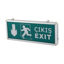 Işıklı Şarjlı Acil Çıkış/Exit Tabelası Yönlendirme Levhası (327533207)