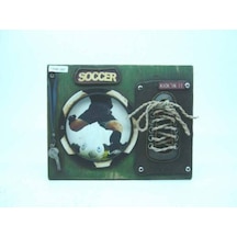 Metal Objeler-RD photo frame Futbol Resim Çerçevesi-23*18*3 CM