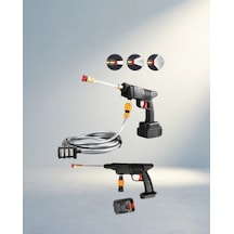 Taşınabilir Güçlü Basınçlı Yıkama Makinesi 21v Akülü