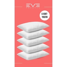 Eve Tekstil 5 Adet Micro Silikon Elyaf Nonwovenyastık 50x70cm 700 Gr