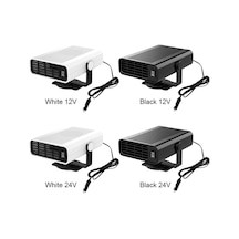 Pazly 12v 120w Araç Isıtıcı Soğutucu - Hızlı Buz Çözme, Sis Giderme, 360 Döner Taşınabilir Fan
