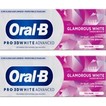 Oral-B Pro 3D White Advanced Luxe Glamorous Diş Macunu 2 x 75 ML