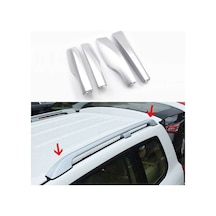 Toyota Land Uyumlu Cruiser 200 2008 2016 Tavan Çıtası Gümüş