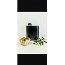 Siyahyesil 500 Ml Erken Hasat Soğuk Sıkım Siyah Metal Kutu