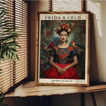 Frida Kahlo Çerçevesiz Poster, Modern Dekoratif Çerçevesiz Poster, Tablo, Fridakahlo, 21 X 30