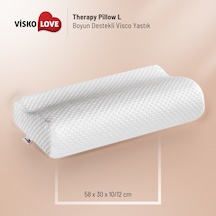 Visko Love Therapy-L Boyun Destekli Ortopedik Visco Yastık