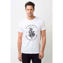 Taylor Ts Baskılı Beyaz Erkek Tshirt