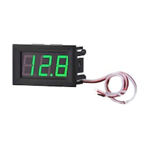 Dijital Mini Voltmetre 0.56" Dc 0 30v Yeşil Işıklı