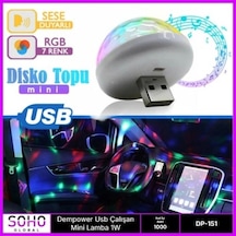 Usb Mini Led 4w Rpg Özellikli Renkli