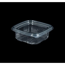 Kullan At Plastik Kilitli Şeffaf Düz Kapaklı Gıda Sakalam Kabı Sızdırmaz Kap 75 x 250 G