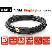 Dark Dk Cb Dpl150 1 5metre Display Görüntü Kablosu Siyah