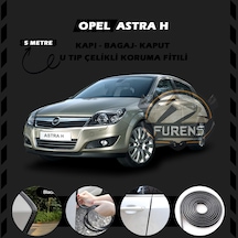 Opel Astra H Oto Araç Kapı Koruma Fitili 5 Metre Parlak Siyah Renk