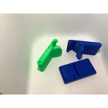 Mini Telefon Standı&anahtarlık Mavi