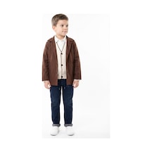 Xo Kids Erkek Çocuk 4lu Alt Üst Takım 6-9 Yaş 13219 Kahverengi