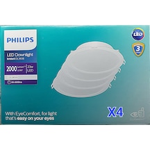 Philips 23w 2000 Lumen 4000k Gün Işığı 20mm 4 Adet Beyaz