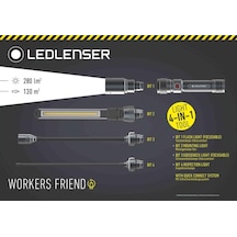Ledlenser Workers Friends El Feneri Siyah