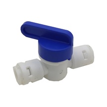 2 Adet Su Arıtma Vanası Küresel Plastik Su Arıtıcı Musluk Beyaz