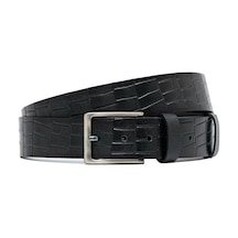 Siyah Erkek N-040-125 Grande Spor Kemer Genişlik 4 Cm