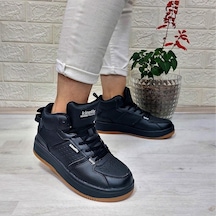 Kinetix Enner Pu Hı Siyah Fuspetli Boğazlı Kaymaz Spor Ayakkabı 001