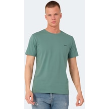 Slazenger VEDA Erkek Baskılı Su Yeşili Tişört