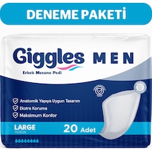 Giggles Yetişkin Erkek Mesane Pedi - L Beden - 1 Paket 20 Adet