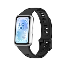 Huawei Band 11 Pro Uyumlu Silikon Klasik Kordon - Siyah - T41726