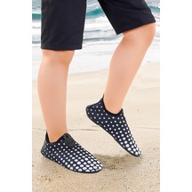 Kiko Kids Point Havuz Plaj Erkek Çocuk Deniz Ayakkabısı 7514 Siyah - Beyaz Siyah - Beyaz Beyaz - Siyah
