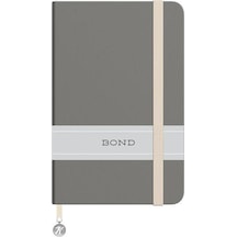 Keskin 9 14 96 Yp.çizgili Ciltli Bond Defter - Gri Gri