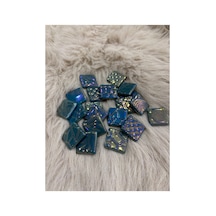 Sanatsal Dokulu Mozaik Dc-05 25x25mm Lüsterium Turkuaz 500gr