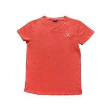 Raru Mulıer Kadın Pamuklu Pembe Günlük T-Shirt Pembe