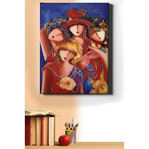 Webstyle Sayılarla Boyama Seti Kasnaklı 4 Kardeş 50 X 65 Cm