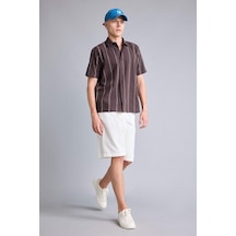 Defacto Relax Fıt Ecru Bermuda Şort I3027ax26hser105 Ekru-er105