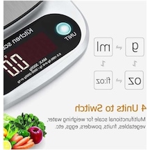 Ankatek Terazisi Taşınabilir Renkli Renkli Mutfak Hassas G/ml/oz, Çok Çok 5kg/0.1g, - Xc Çok Renkli Çok Renkli