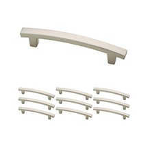 Franklin Brass Pierce Dolap Çekme, Nikel, 4 İnç Çekmece Kolu, 10'lu Paket, P29615k-sn-b