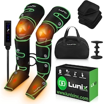 Lunix Lx10 Ayak, Baldır, Bacak Hava Basınçlı Masaj Makinesi Yeşil/siyah