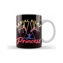 Aerial Silks Princess Aerialist Circus Acrobat Acrobatics Kupa Bardak Porselen Karışık