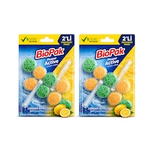 Bıopak Wc Blok 2x50 Lımon Kokulu 2lı 2 Adet