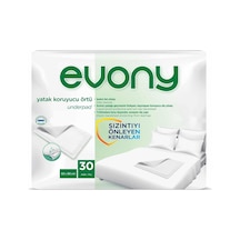 Evony Yatak Koruyucu Jumbo Örtü 60 X 90 Cm 30 Adet Açık Indigo